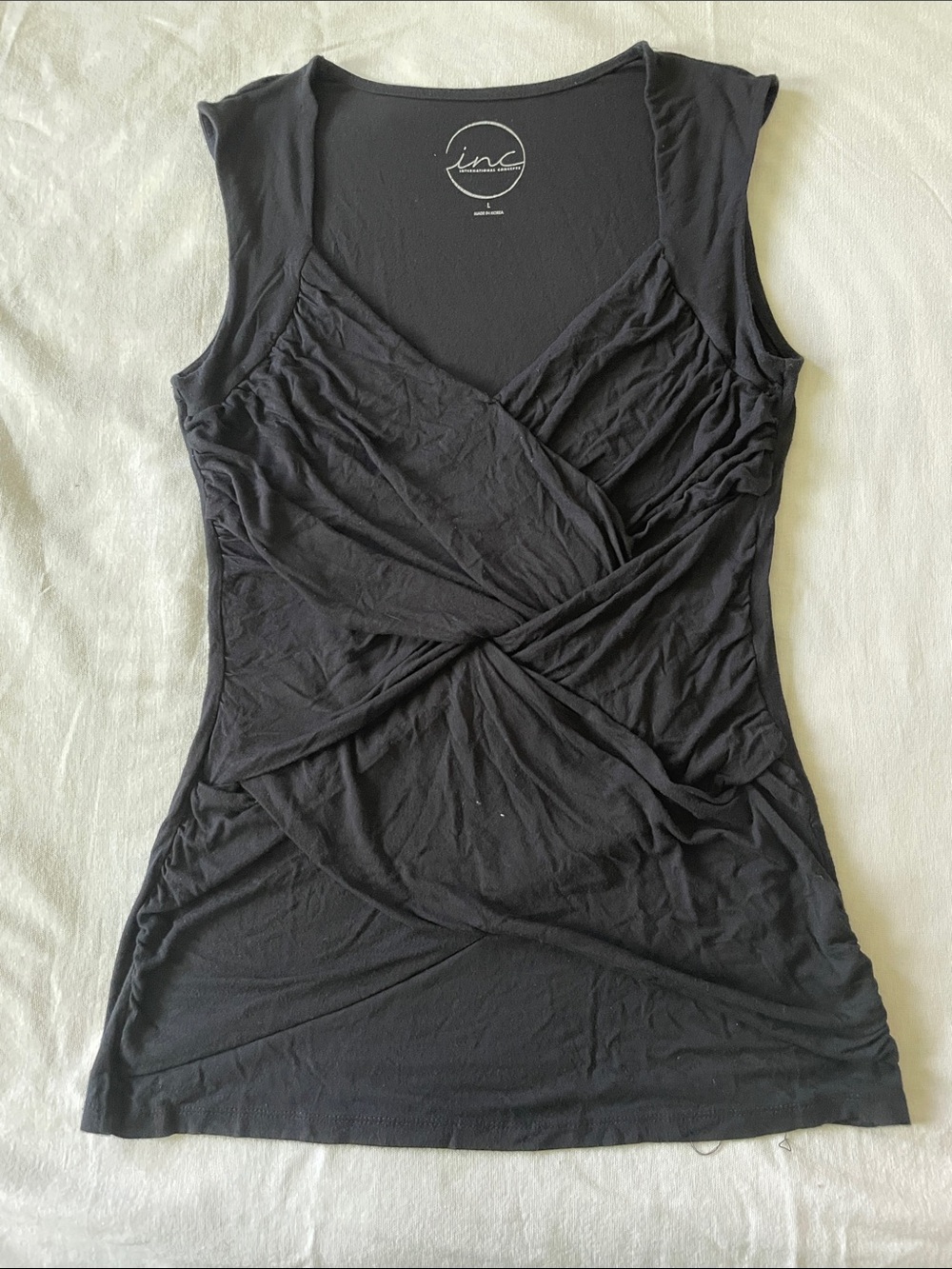 Black Sleeveless Top